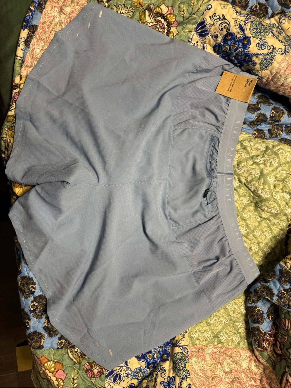 NWT Nike Running Shorts Men’s Large Light Blue Dri-FIT Lined Athletic Shorts